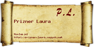 Prizner Laura névjegykártya